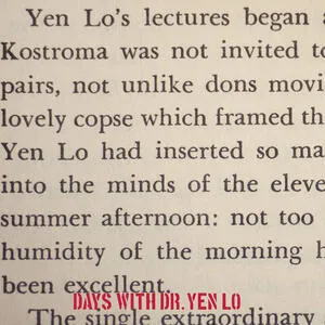 Days with dr. Yen Lo